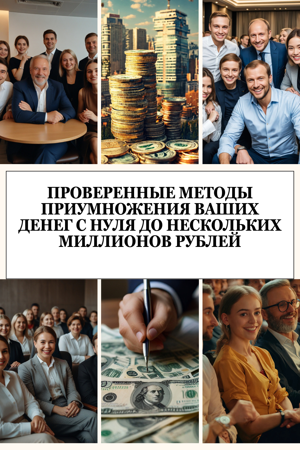 Проверенные методы приумножения ваших денег с нуля до нескольких миллионов рублей