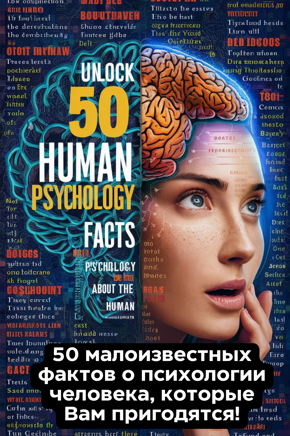 50 малоизвестных фактов о психологии человека, которые Вам пригодятся!